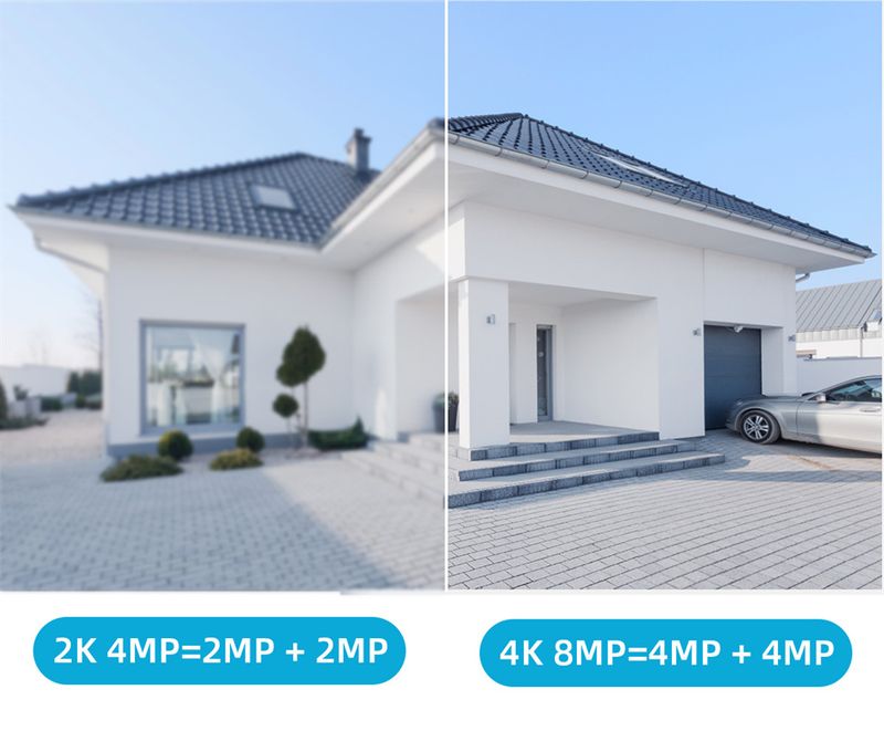 Icsee Gun Ball Bağlantılı Çift Lens İzleme Çift Ekran 360 Derece Açık Hava Su Geçirmez HD WiFi Top Makinesi Dürbün_voghion.com
