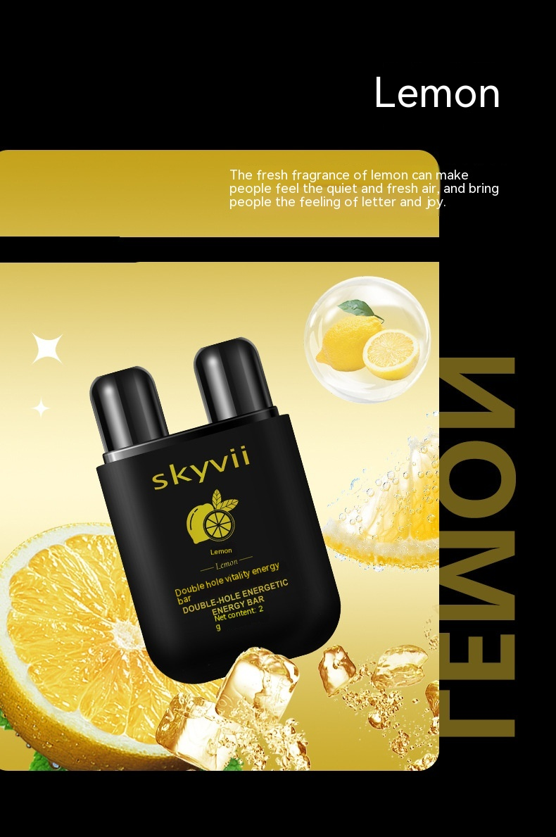 Refreshing double hole Vitality Energy bar Mint flavor lemon flavor instant refreshing ice the ultimate love_voghion.com