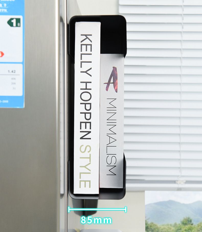 Familien-Organizer, verstellbarer magnetischer Taschentuchhalter, wandmontierter Papierspender, universell passend für Kühlschrank und Schreibtisch, mit starkem Klebstoff_voghion.com
