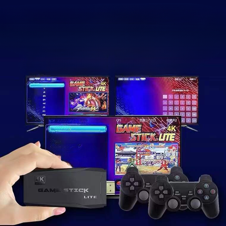 M8 Stick Game Console HD New 2024 Wireless Controller TV Home Double Arcade King of Fighters Nostalgia_voghion.com
