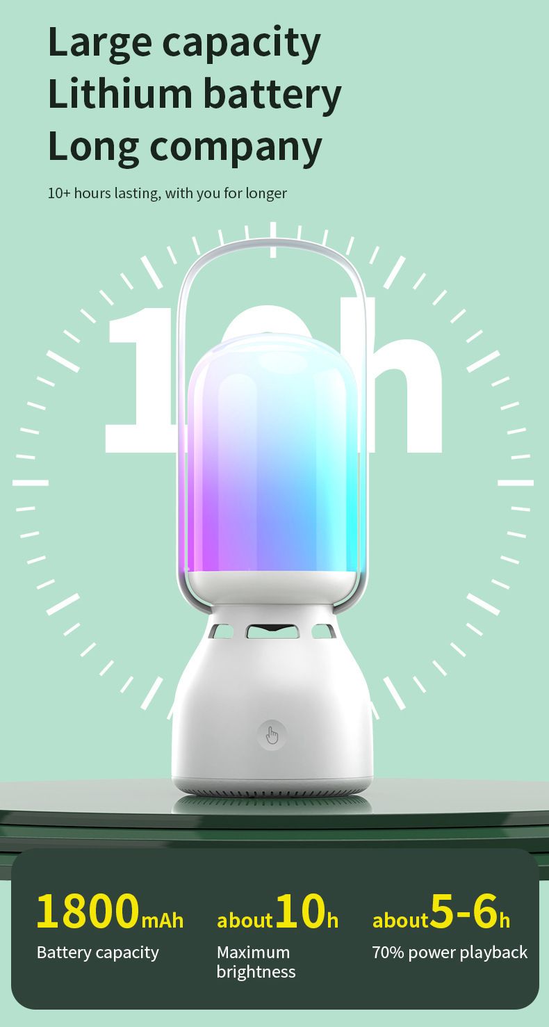 Speaker With Integrated Portable Outdoor Home Karaoke Bluetooth Microphone Audio_voghion.com