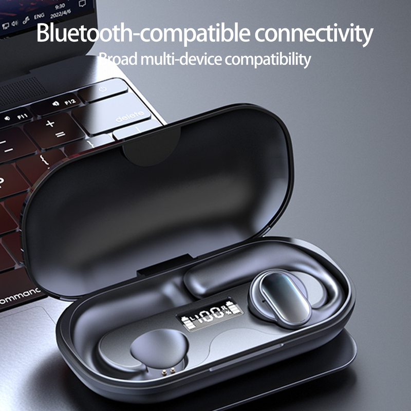 Bežične slušalice Subwoofer IPX6 Anti Dust Brzo punjenje Poziv Automatsko povezivanje Bone Conduction Slušalice kompatibilne s Bluetooth-om Dodaci za trčanje_voghion.com
