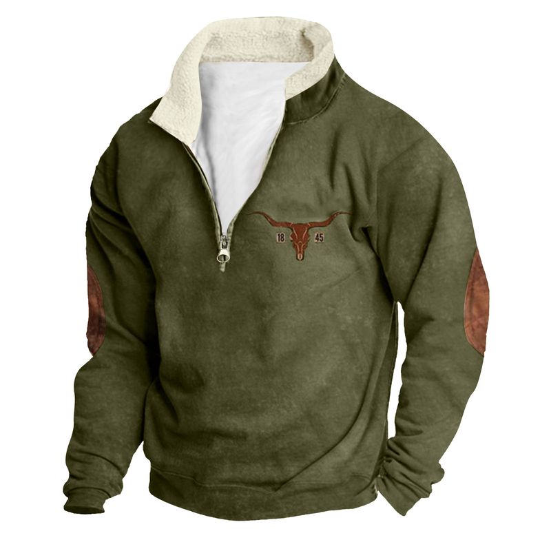 Suitable For All Seasons Spring And Autumn New D203 Men's Long Sleeve Pocketless Button Cardigan Printed Casual Fashion Trend_voghion.com