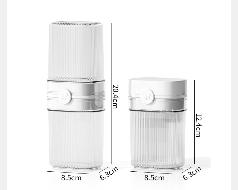 Travel Mouthwash Cup, Toothware Light Luxury Storage Set, Portable Home Wash Toothpaste, Toothbrush Box_voghion.com