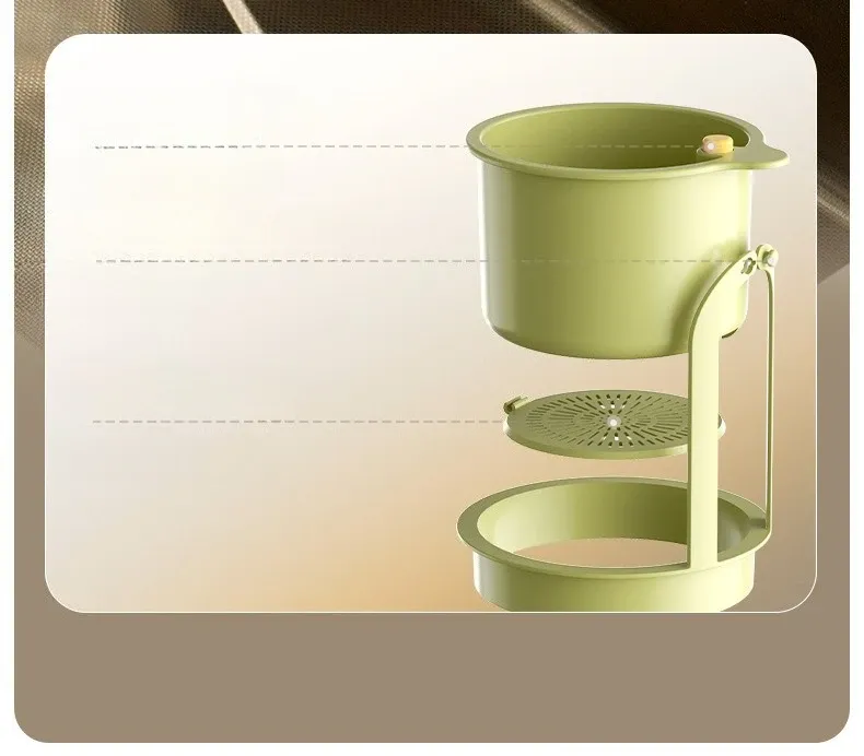 1 peça cesta de filtro para pia de cozinha, cesta de filtro pendurável, coletor de alimentos, filtro de resíduos, ferramentas para lavar frutas para restaurante doméstico_voghion.com