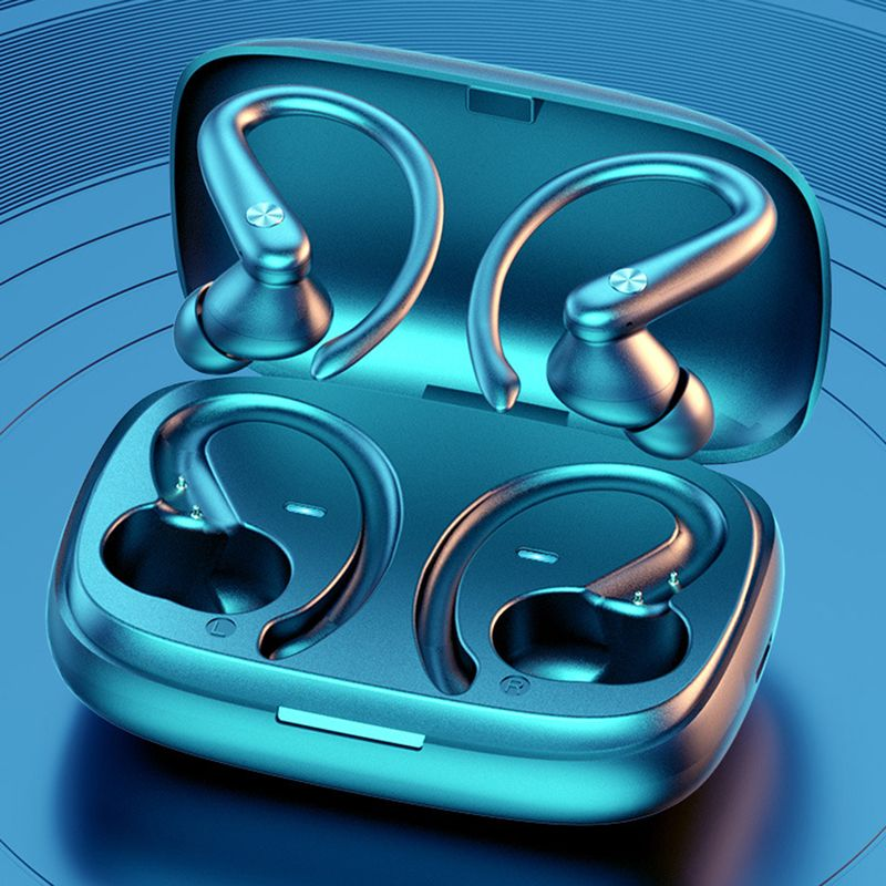 1 Set Earphone Fingerprint Touch Intelligent Noise Reduction Stereo Surround Bluetooth-compatible Wireless Earbud for_voghion.com