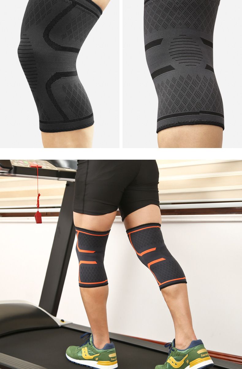 Sports knee pads for autumn and winter running, basketball cycling, fitness, anti slip, breathable, thin knee pads_voghion.com