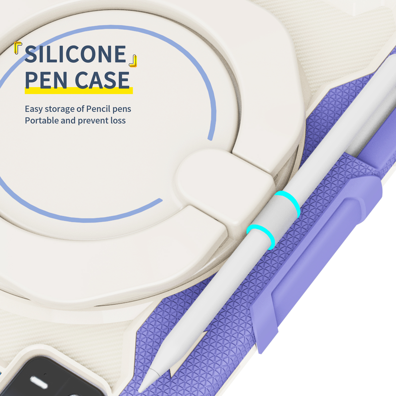 Fodral för Xiaomi Pad 6 11 tums surfplatta Fodral Soft Silica gel Ring Rotate Stand Anti-fall Skyddsskydd för Xiaomi Mi Pad 6 Pro_voghion.com