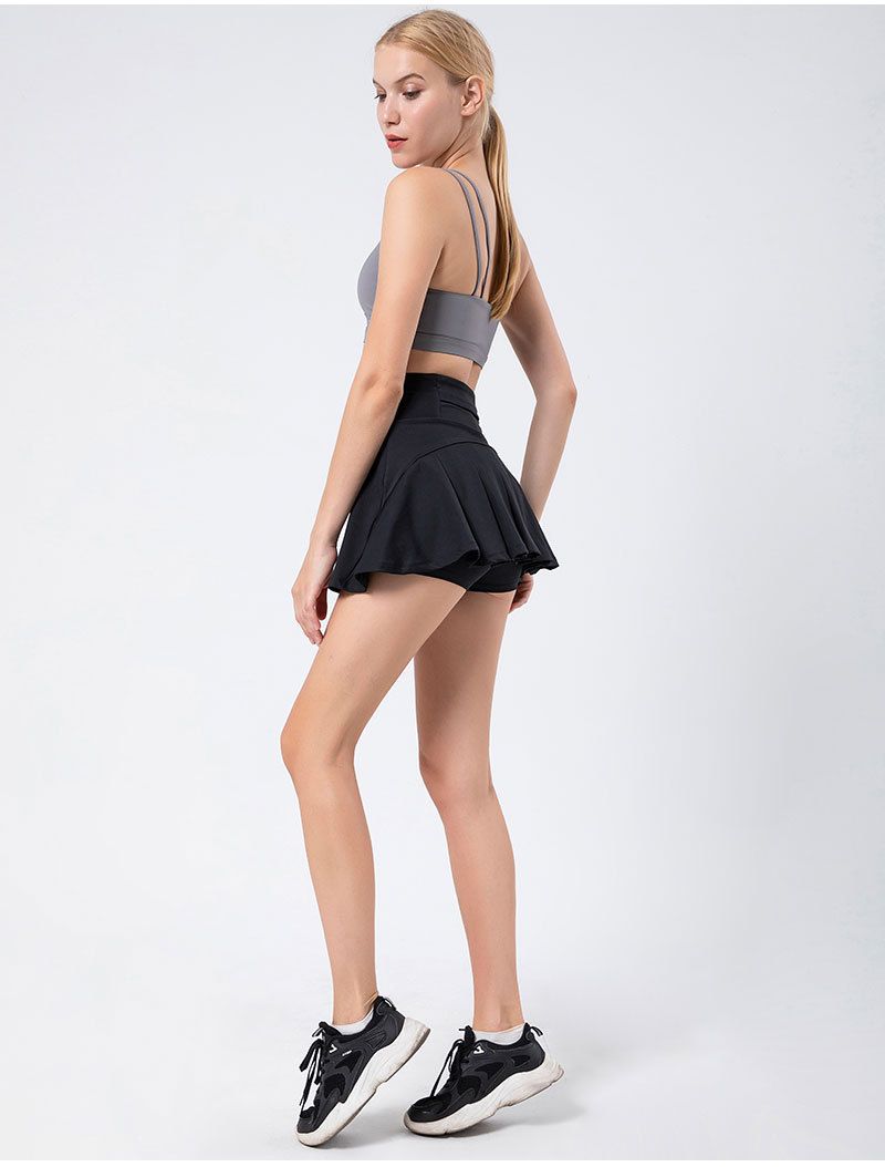Yoga Fitness Sport Shorts; Quick-drying Sweat-absorbing Running Skirt Pants For Women; Tennis Golf Skirt_voghion.com