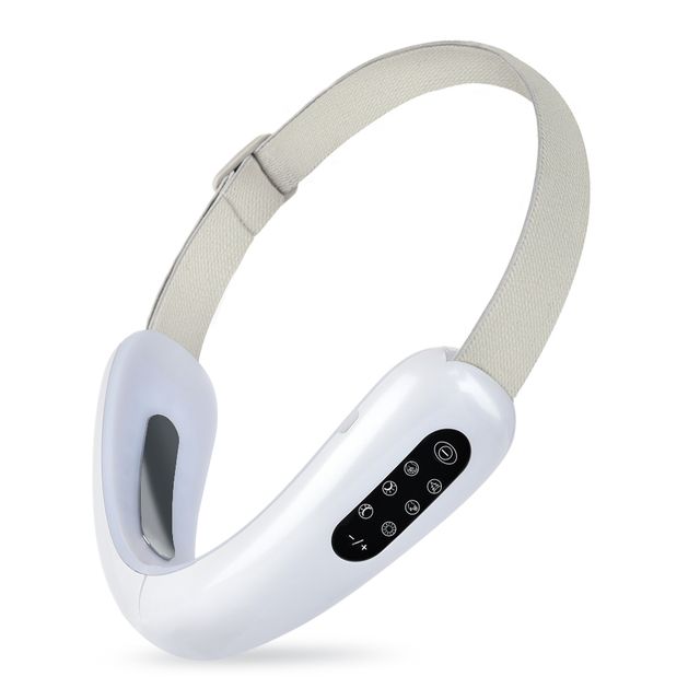 Lõua V-joone tõstev vöömasin LED-footonteraapia näo salendav vibratsioonimassaažiseade näo tõstmise seade V-näo kingitus sõbrale_voghion.com