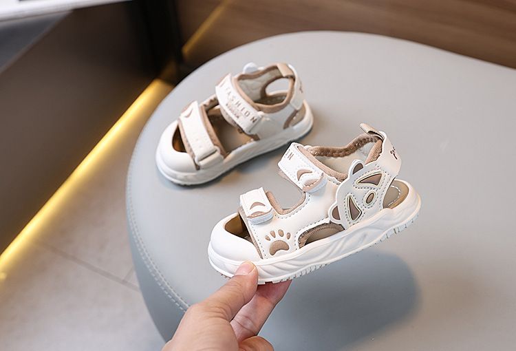 Kinderschuhe Sommersandalen Weiche Sohle Kleinkinderschuhe Geschlossene Zehen Kleinkinderschuhe_voghion.com