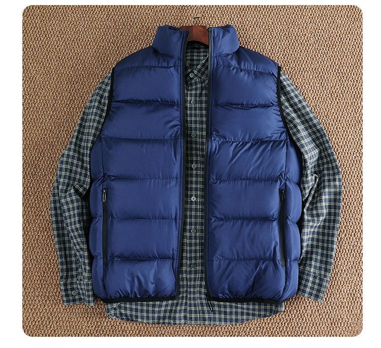 Herren-Steppweste – Unisex-Winter-Layering-Essential (Grün, Grau, Schwarz, Marineblau)_voghion.com