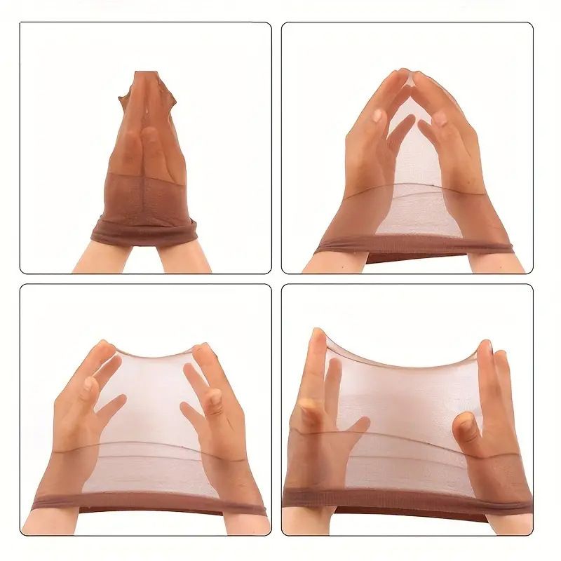 wig hair net female nylon wig cap 2 pack high elastic cos stockings mesh cap WigCap_voghion.com