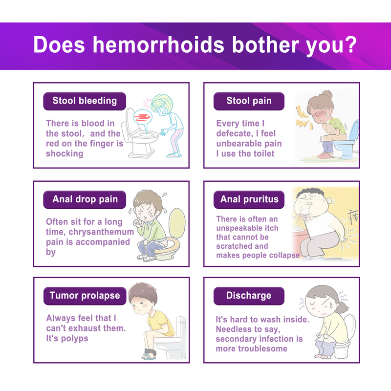 Spray zur Linderung von Schwellungen und Schmerzen Xiaorouqiu Zäpfchen Externes Hämorrhoiden-Anal-Linderungsspray_voghion.com