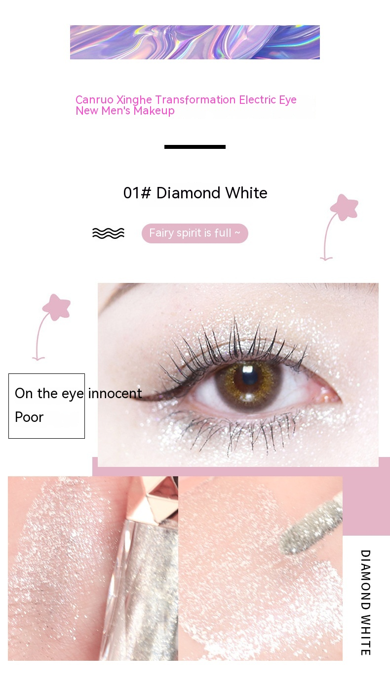 YANQINA Liquido lucido Perla Lucentezza Polvere Colore Trucco Ombretto monocromatico Cosmetici_voghion.com
