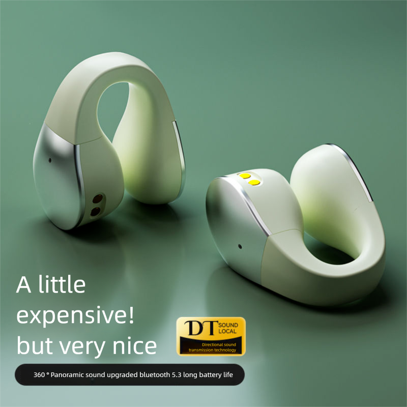 Lanyue M-79 Bluetooth Earphones 2025 New Wireless Air Bone Conduction Open Ear Clip-On High Sound Quality Long Battery_voghion.com