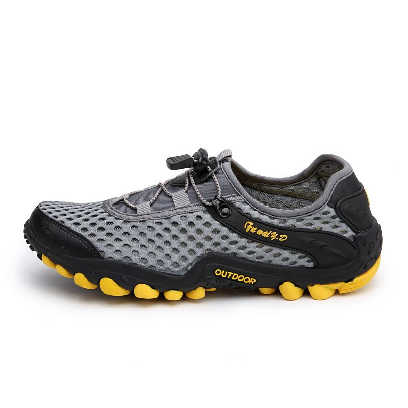 Summer Breathable Mesh Outdoor Mountaineering Men Lightweight One Step Fishing, Hiking On The Beach, Wading And Creek_voghion.com