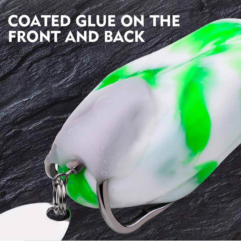 Plastic Bionic Floating Frog Lure 6.5cm 14.5g Topmouth Culter Insect Bait_voghion.com