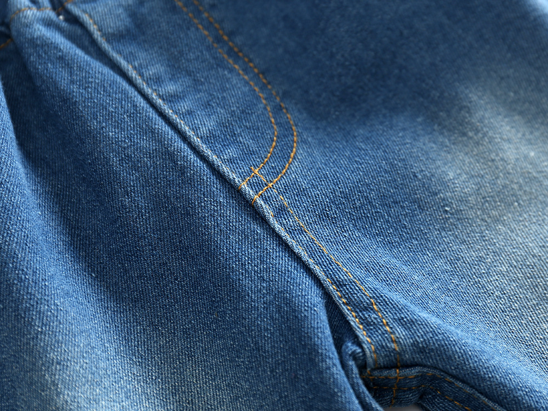 barns vår- och höstkostym baby boy långärmad rutig skjortväska jeansbyxor 2-delat set_voghion.com