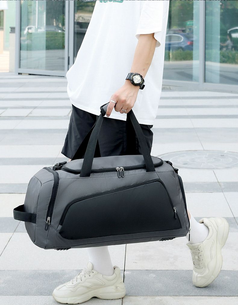 Geantă de yoga, geantă de antrenament pentru înot, geantă de sport, geantă de ridicare la modă, geantă crossbody, geantă de voiaj, geantă cilindrică de baschet_voghion.com