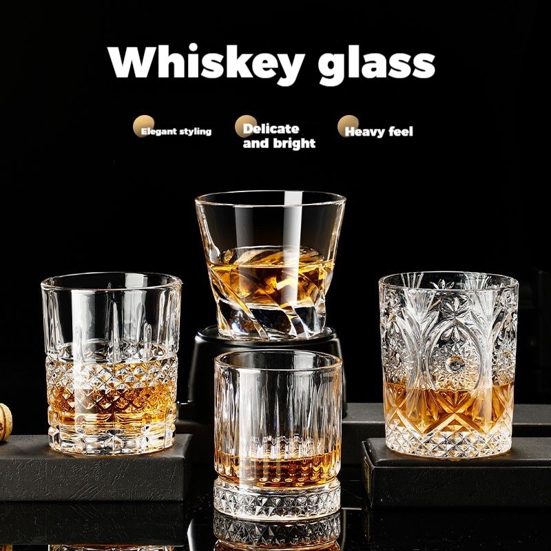 Crystal Glass Whisky European Style Foreign Thickened Beer Spirit Glass, And Wine Set_voghion.com