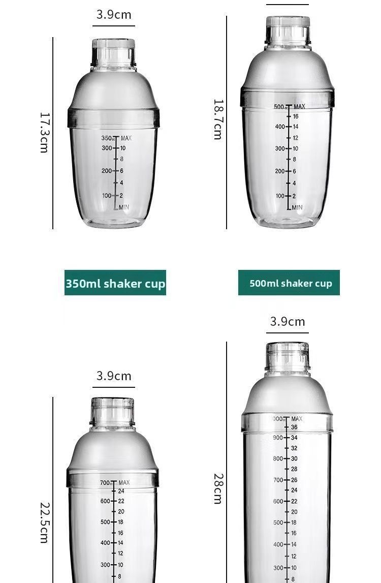 Cup With Scale, Pot, Cocktail Shaker Set For Shop, Milk Tea Shaking Tool, Beverage Tool_voghion.com