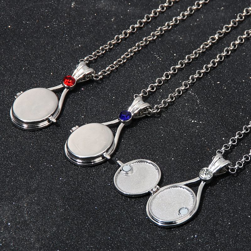 Collier avec pendentif en forme de coquillage de sirène en laiton, marque de sable rouge H2O, produit d'anime, ouvrable, pour femme_voghion.com