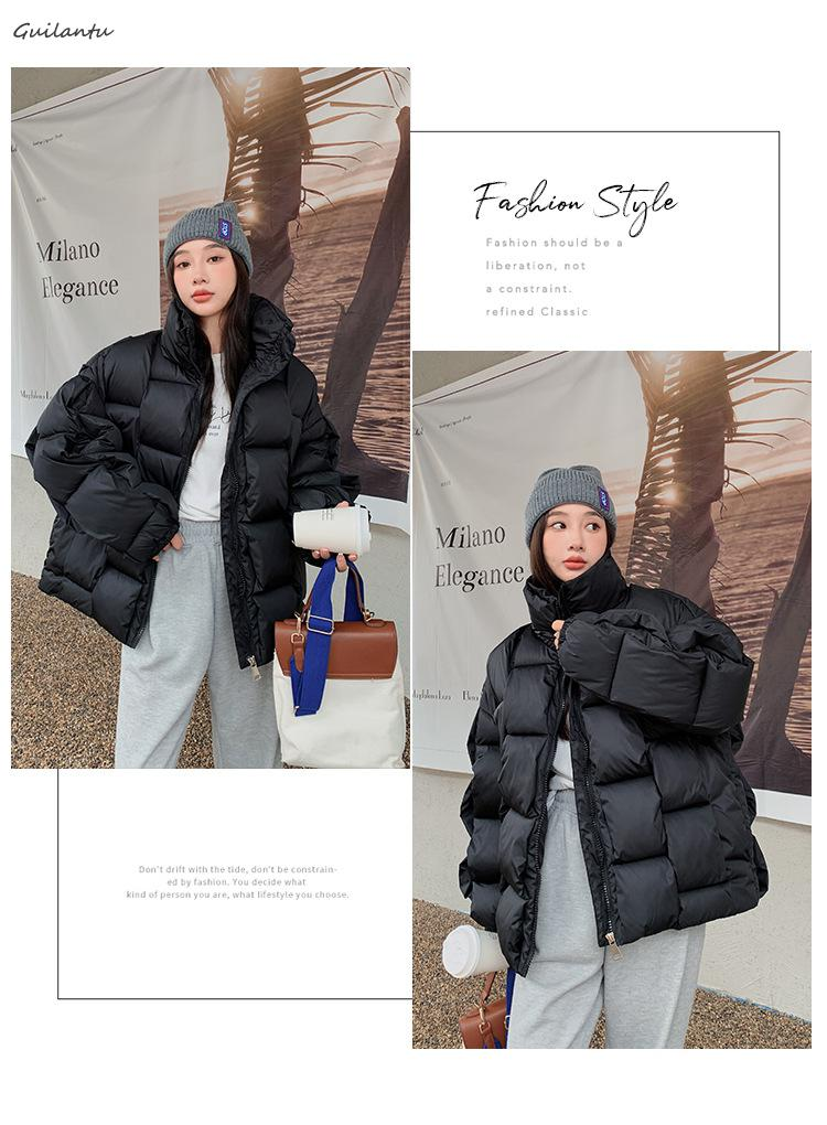 2023 Winter Plus Size Übergröße Jacke Frauen Mantel Dicke Daunen Baumwolle Gefütterte Mantel Weibliche Lange Hülse Casual Puffer_voghion.com