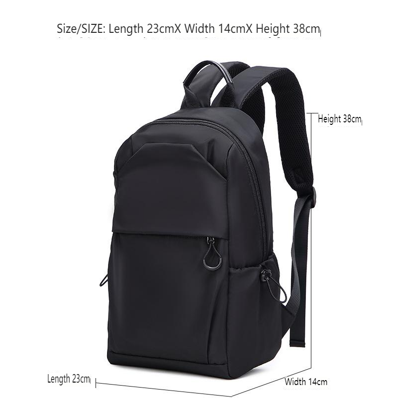 Mochila pequeña de marca moderna para hombre, ligera, para estudiantes, para deportes al aire libre, viajes, mochila pequeña para hombre_voghion.com