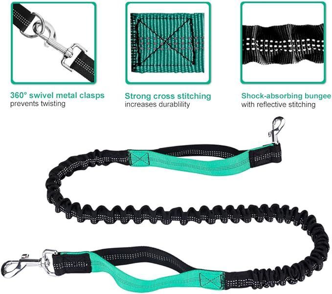 New Pet Traction Rope Set Reflective Night Running Sports Waist Bag_voghion.com