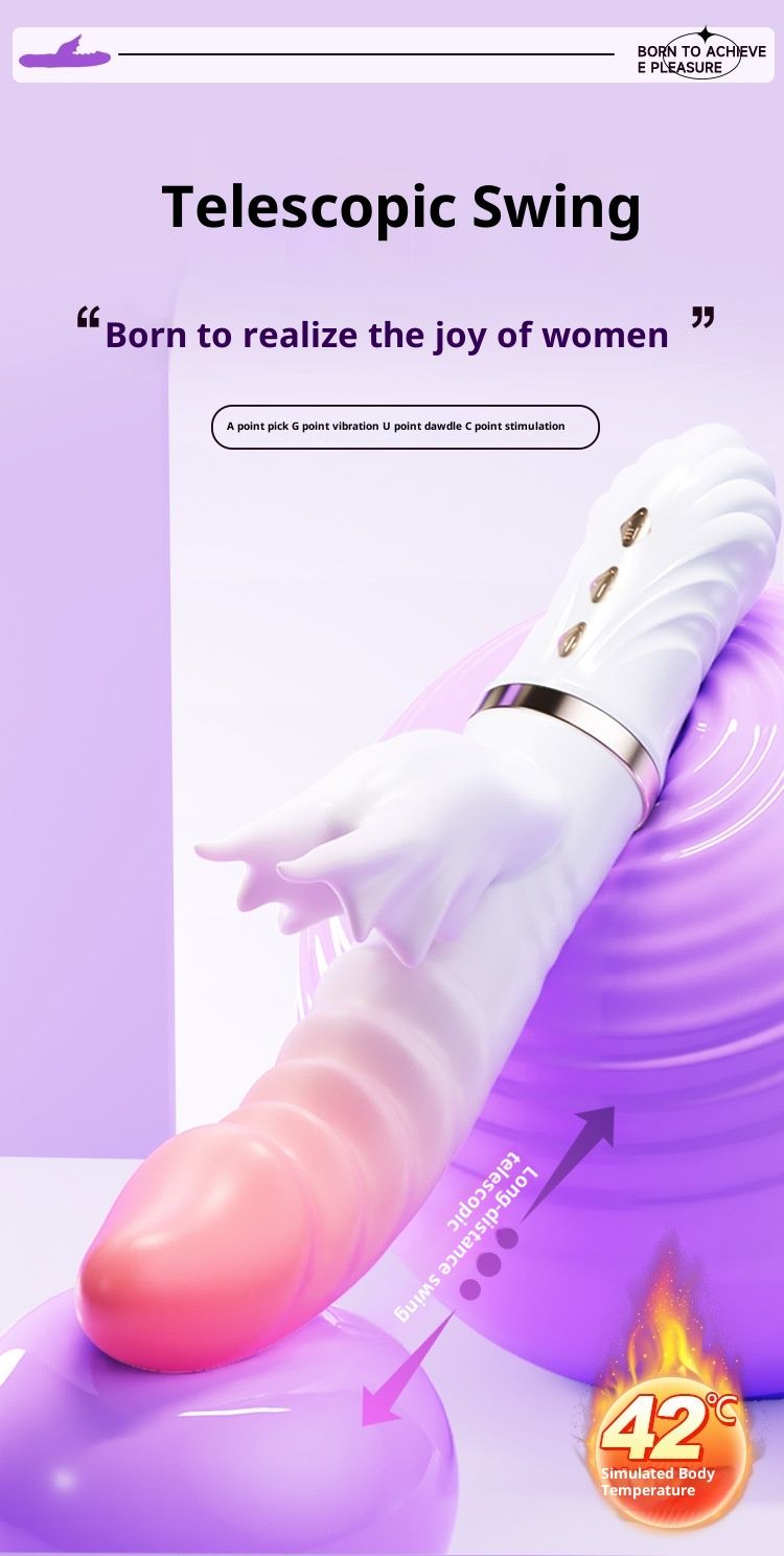 LuvBox Jiuai Weibliches Masturbationsspielzeug für Erwachsene Elektrische Kanone Starke Vibration Einführungsmassage AV-Stick-Vibrator_voghion.com