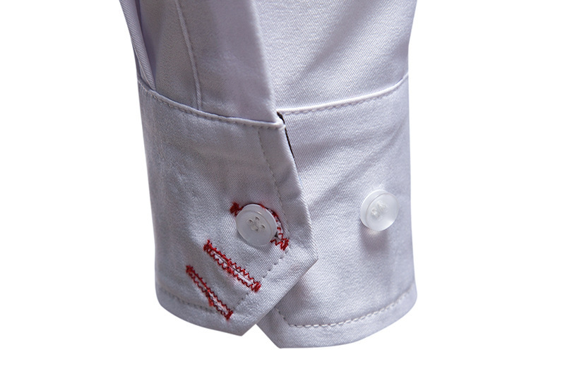 Abbigliamento da uomo Camicie a maniche lungheCamicie casual da ragazzo con risvolto slim fit color-block_voghion.com