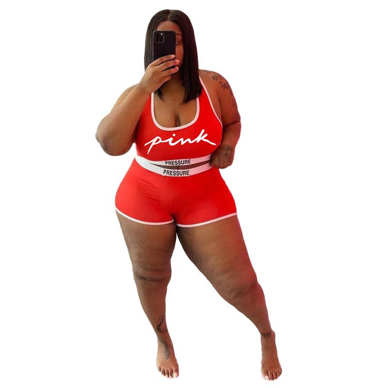 Women's Clothing Independent Station Fashionable Casual Sexy Letter Print Swimsuit Two-piece Set_voghion.com