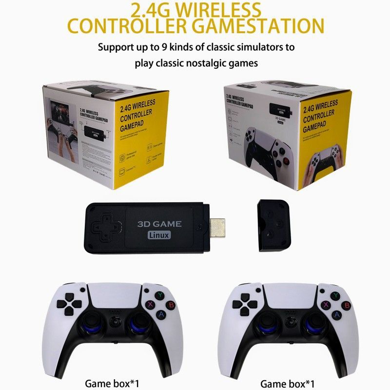 U9 Pro game 4K HD 2.4G console de TV sem fio_voghion.com