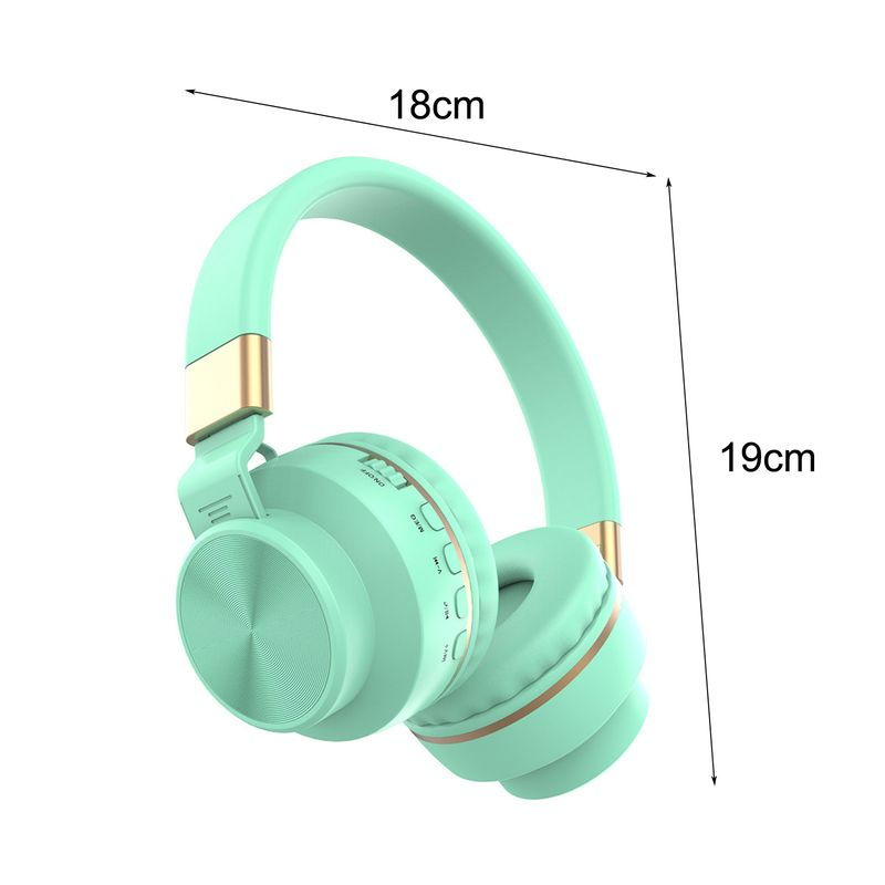 Cuffie wireless pieghevoli con bassi potenti, compatibili con Bluetooth 5.0, auricolari stereo musicali per telefoni cellulari_voghion.com