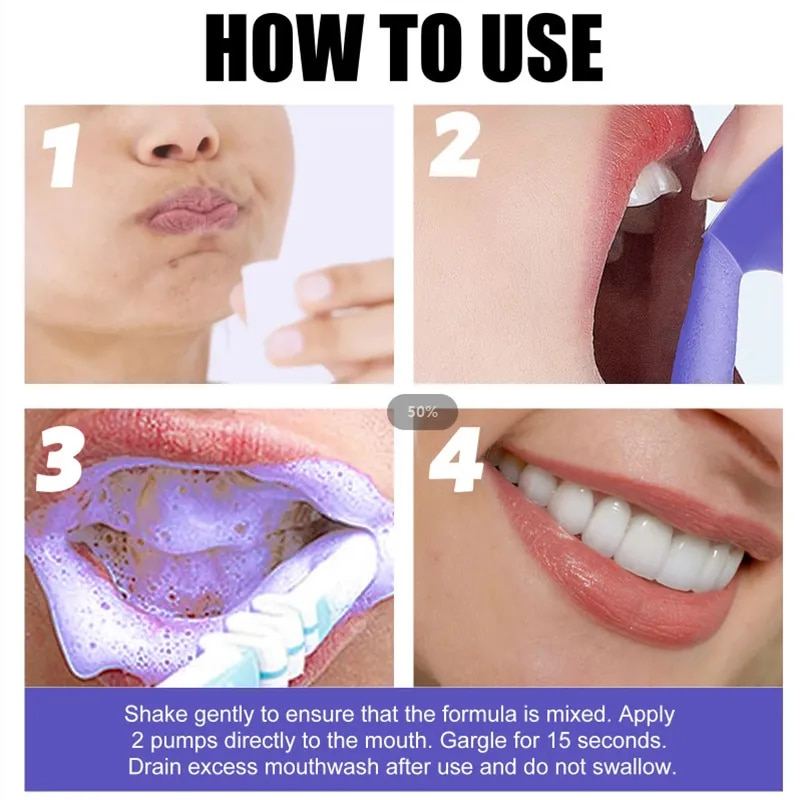 V34 Purple Whitening Tooth Paste Čistí ústa Svěží dech Odstraňuje žluté skvrny Chrání zuby White Dekontaminační péče 2023_voghion.com