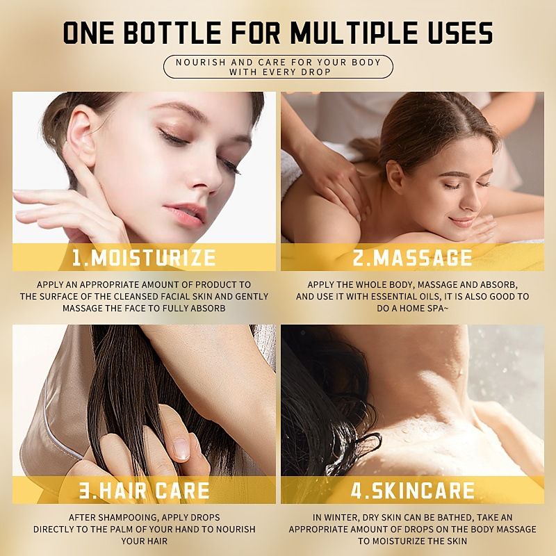 Huile essentielle de massage corporel FORMBO, un produit populaire, nourrit, raffermit et apaise la peau_voghion.com