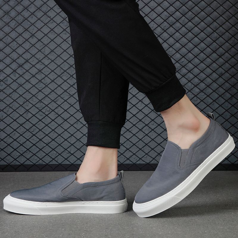 Bean Bag Spring And Autumn Low-Top Breathable Casual Thick Sole Canvas Shoes_voghion.com