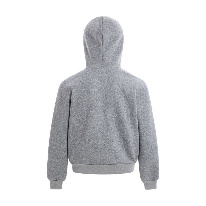 Felpa con cappuccio con stampa vintage – Pullover streetwear oversize con grafica retrò (S-XL, bianco/nero/grigio mélange)_voghion.com