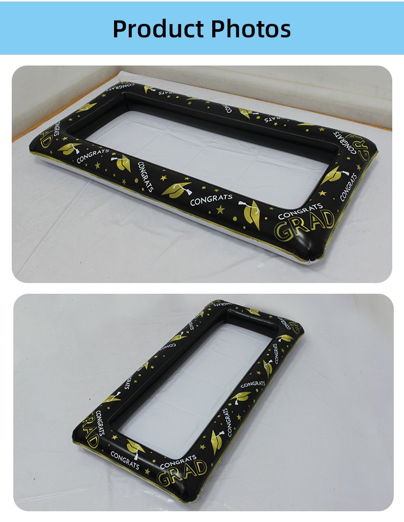 Inflatable PVC Ice Bar Float - Heavy-Duty Party Cooler With Drink Holders (Graduation Pool Part Beach BBQ 0.5mm Thick 6-Bottle Capacity)_voghion.com