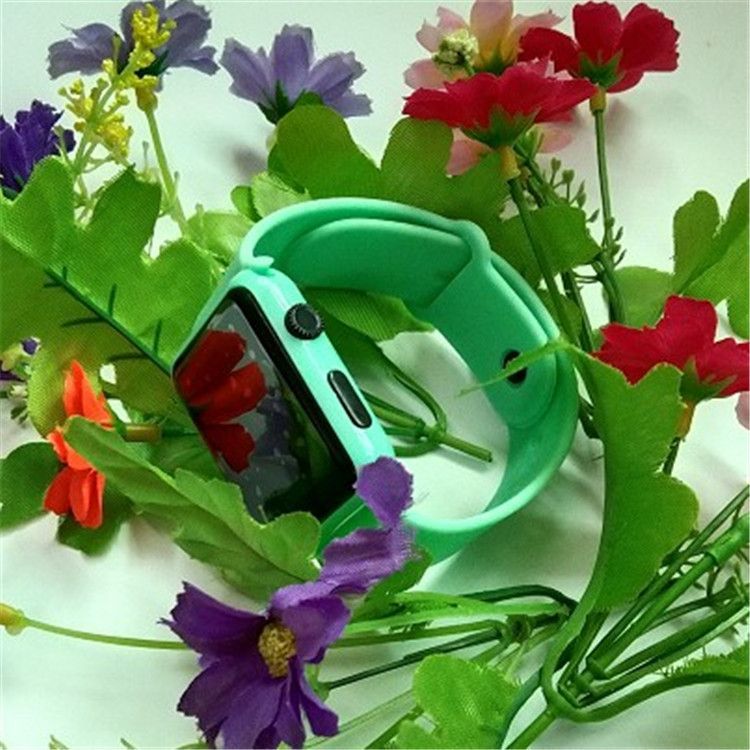 Quadratische LED-Sportuhr ohne Schrittzähler, elektronische Uhr_voghion.com