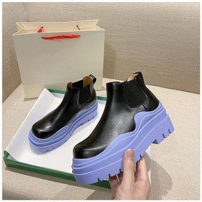 Martin Mona 2025 Nuovi stivali corti a sigaretta con suola spessa e snellenti per donna_voghion.com