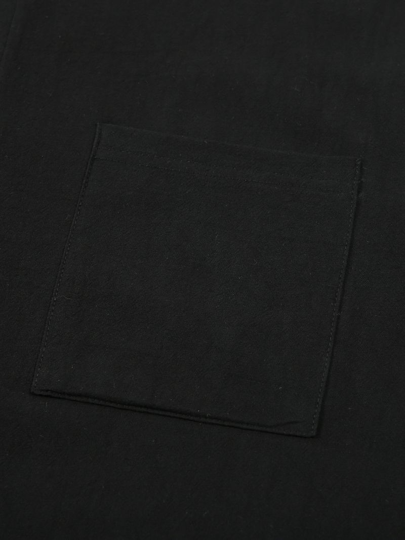 Ensemble pantalon ample décontracté en coton et manches courtes pour hommes printemps/été 2025_voghion.com