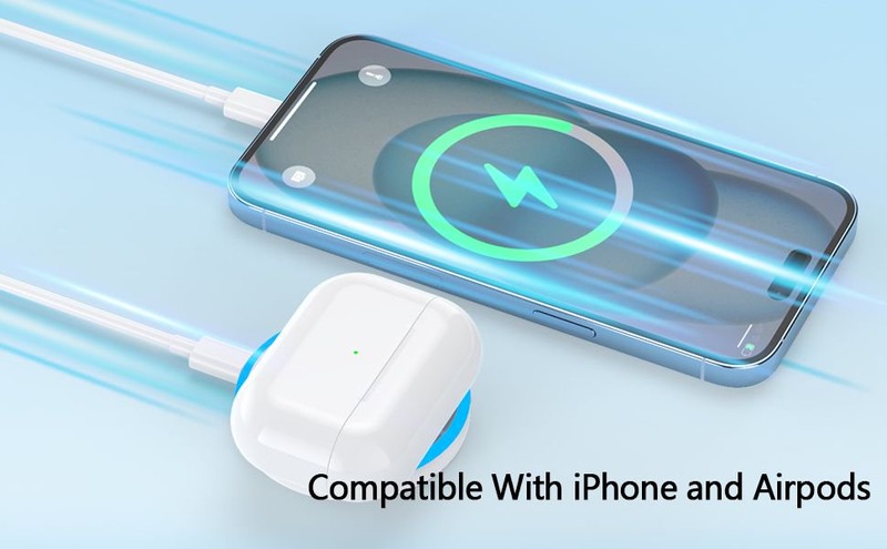 Mag-Safe 15W Fast Wireless Charger – LED Indicator, 2m USB-C Cable, Ultra-Thin For IPhone 16/15/14_voghion.com