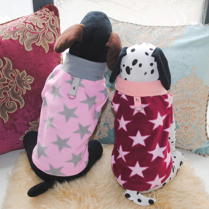 Abbigliamento per animali domestici diretto dalla fabbrica, per cani, autunno e inverno, in pile polare, fibbia di trazione, 27 colori brevettati, saranno oggetto di indagine_voghion.com