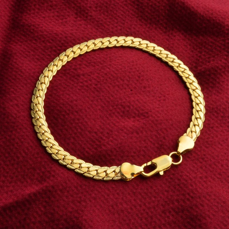 Yamaler Unisex Link Japan Korean Style Exquisite Jewelry Smooth Fashion Appearance Chain Bracelet For Dating_voghion.com