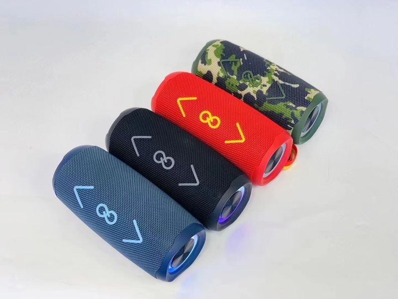New S450 wireless Bluetooth outdoor hands-free calling, portable speaker, fabric handheld TWS colorful light_voghion.com