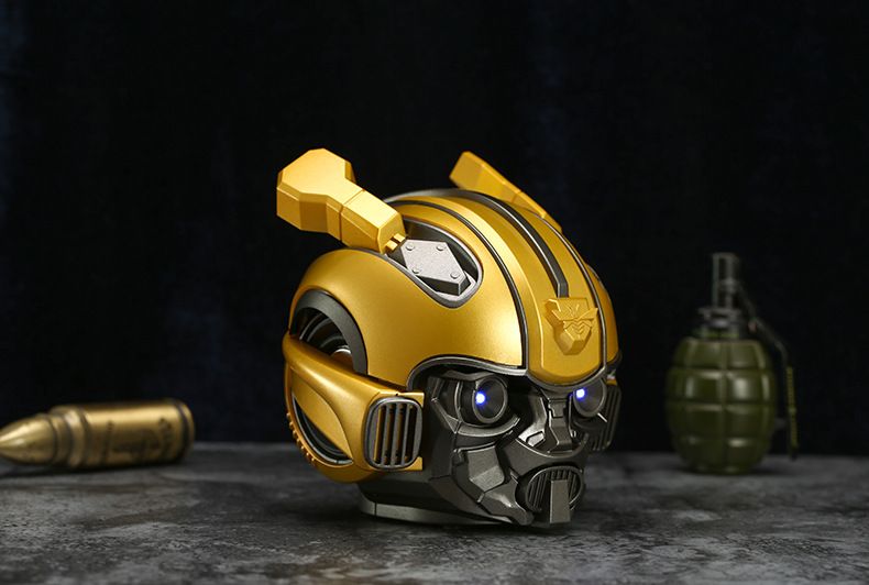 Bumblebee trådlös Bluetooth-högtalare kreativ tecknad Transformers kortinsättning utomhusljud subwoofer present_voghion.com