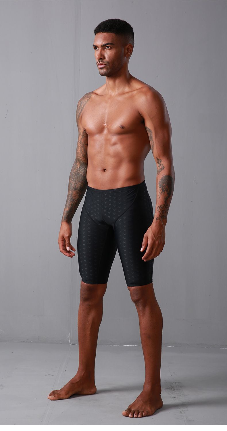 Quick drying 5-point swimsuit, pants, men's anti awkwardness large flat angle new swimming equipment set_voghion.com
