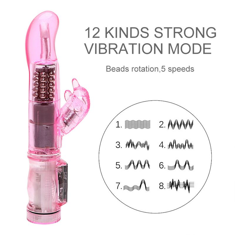 Adult Sex Toys Dolphin Rotating Beads Stick Black King Kong Variable Frequency Telescopic Vibrator Female Masturbator Rotating Beads Massage Stick_voghion.com